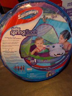 Brand New Baby Springfloat/Pool Floaty Seat with Canopy