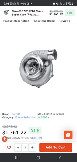 GARRET GTX3071R GEN 2 