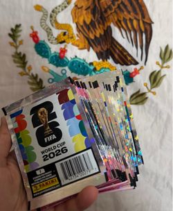 21 PANINI FIFA World Cup 2026 Pink / Fuchsia Sticker Packs