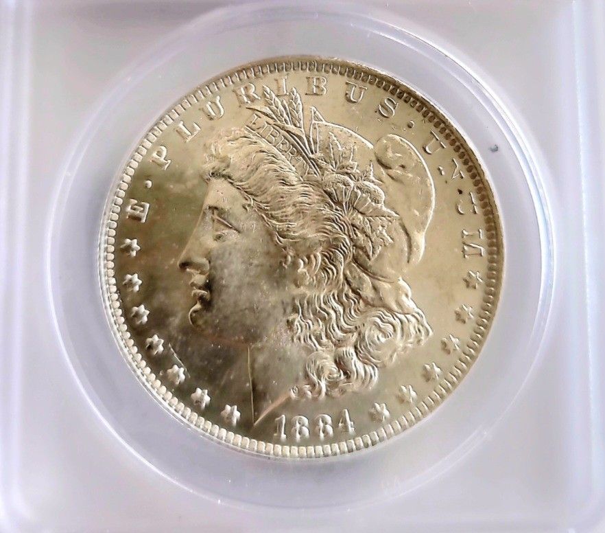 1884-O Morgan Silver Dollar ANACS MS64 VAM-49