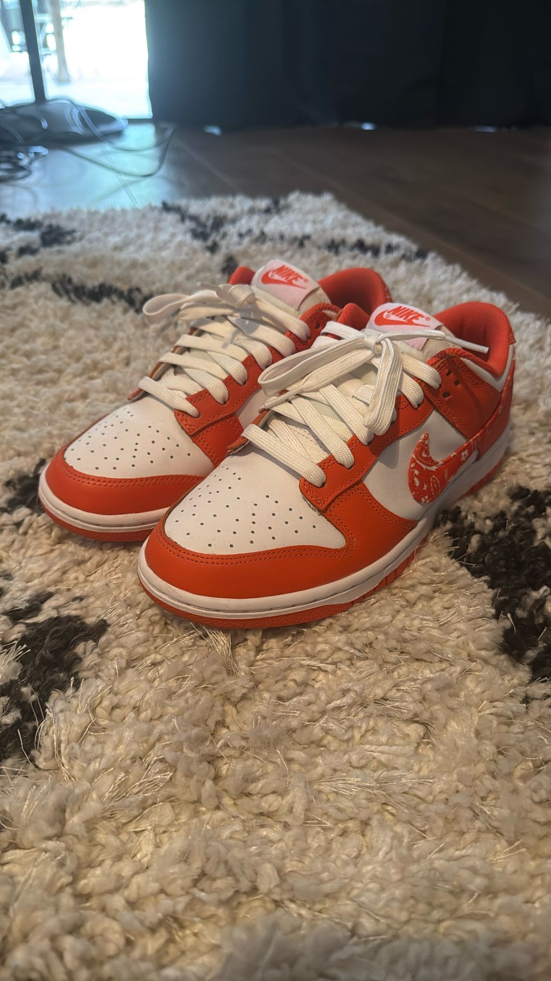 Nike Dunks Orange Paisley - Main Image