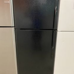 Black GE Refrigerator W/ Ice Maker