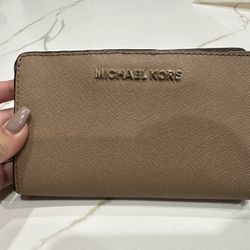 Beige Michael Kors Wallet