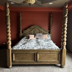 California King Bed Frame And Armoire 