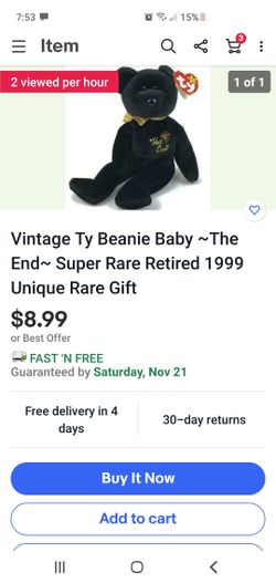 The end ty bear