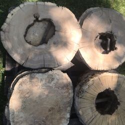 Oak Epoxy Rounds