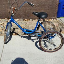  Folding Three Wheel Bike 