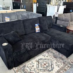 New Black Sofa Bed 