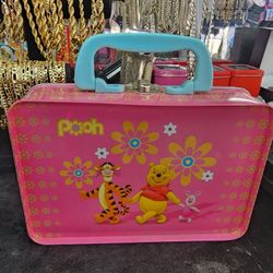 Vintage Disney Winnie The Pooh Lunch Box 