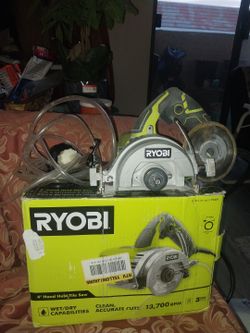 RYOBI 4"Hand Held Tile Saw