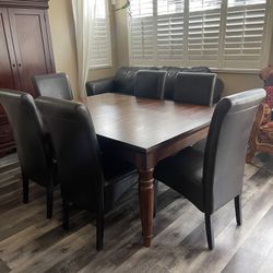 Dining Table Set With 6 Chairs