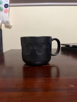 Disney Parks Mickey Mouse Icon Mug Black New Coffee Cup