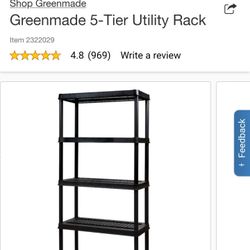 Like New Greenmade Shelves