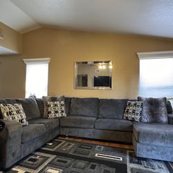 Brand New Grey sectional couch