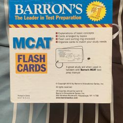 MCAT Flashcards