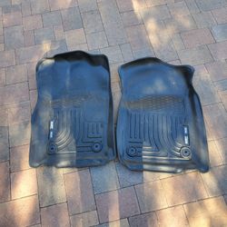 Husky Liners Floor Mats 2016 - 2023 Dodge Durango, 2016 - 2022 Jeep Grand Cherokee, (2022 WK Model) Front Only Black Weatherbeater
