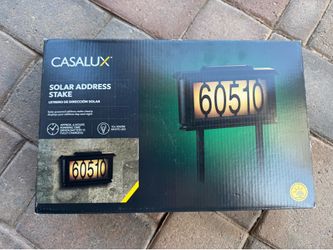 Solar address stake sign brand new