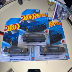 Hot Wheels Nissan Skyline GT-R (BNR34) Blue HW J-Imports Diecast 1:64