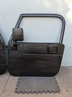 Jeep Wrangler TJ and LJ Full Steel Roll Up Doors 1997 thru 06