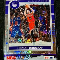 DeMar DeRozan Winter Snowflakes Holo Foil Prizm