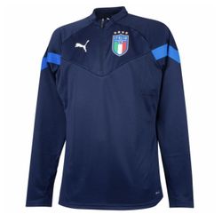 Puma Italy Coach 1/4 Zip Size Large Training Top 