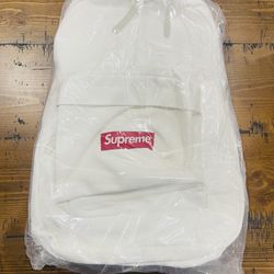 Supreme Canvas Backpack - White Thumbnail