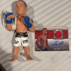 Anthony Pettis WEC UFC Champion Autograph Action Figure /doll  