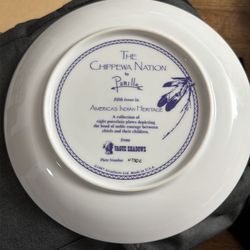 Native plates from chippewa