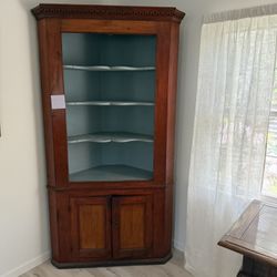 Antique corner Cabinet
