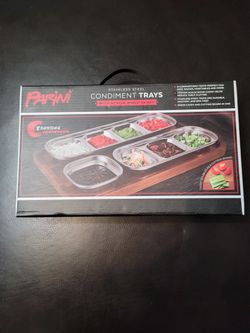 Parini Sauce Dispenser And Condiment Tray