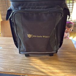Rolling Tote Bag Wine