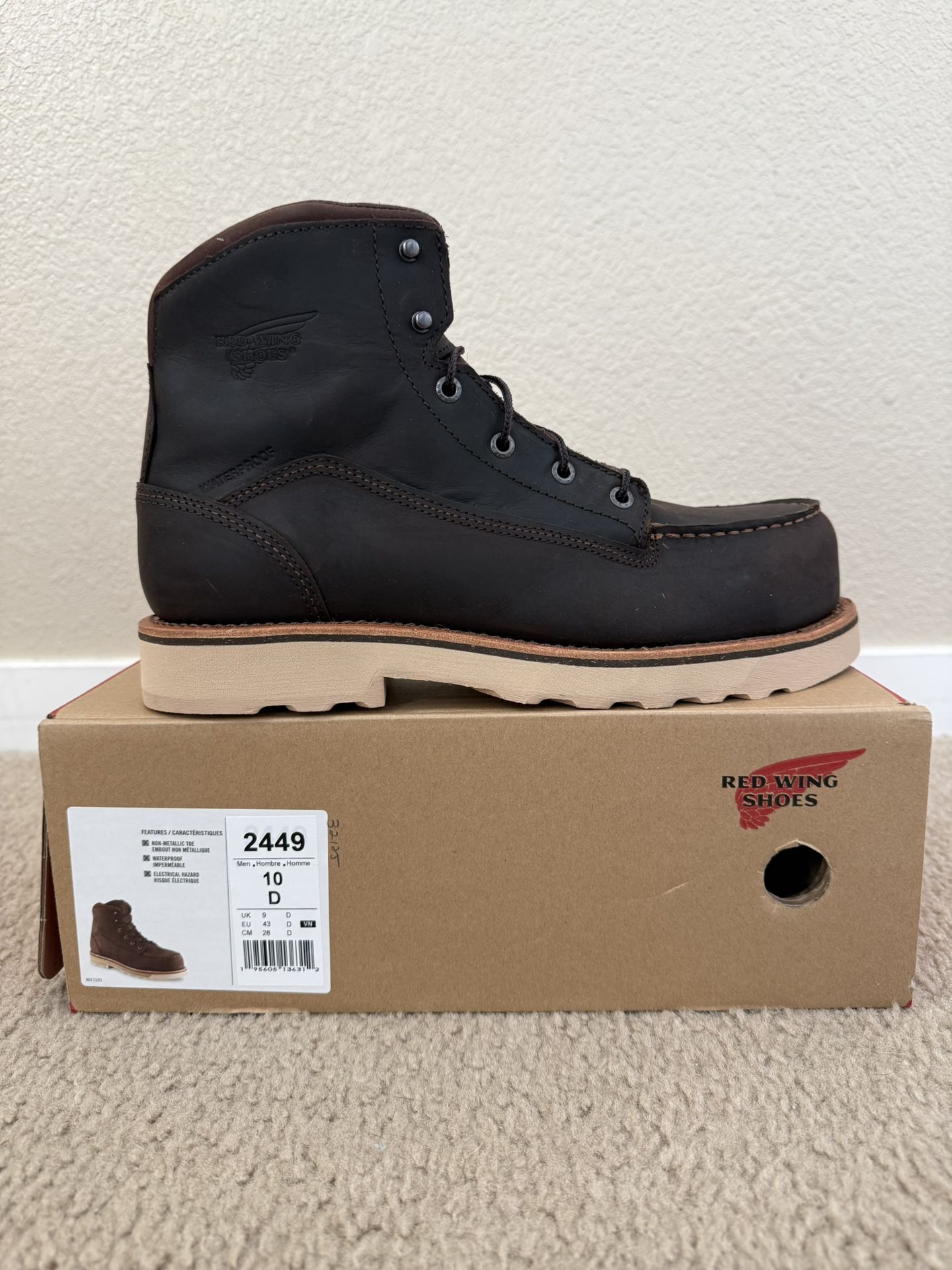 Red Wing Boot-size 10”$160obo
