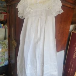 Vintage Infant Girls Baptismal Dress