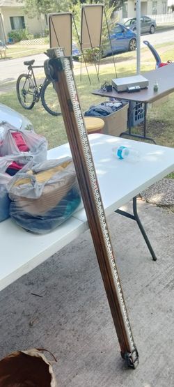 Vintage Instruments Realist Surveying 14' ft Measuring Stick Wooden