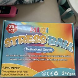BRAND NEW Stress Ball Inspirational Quotes 