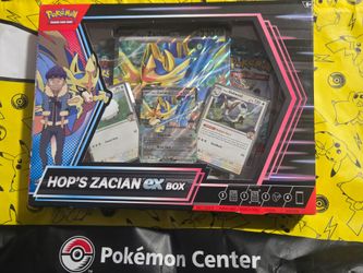 Pokemon TCG Journey together destined rivals Hop's Zacian ex Box