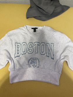 Gray Boston Crewneck
