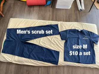Men's  scrub  sets  (size  medium)  -   $10/set