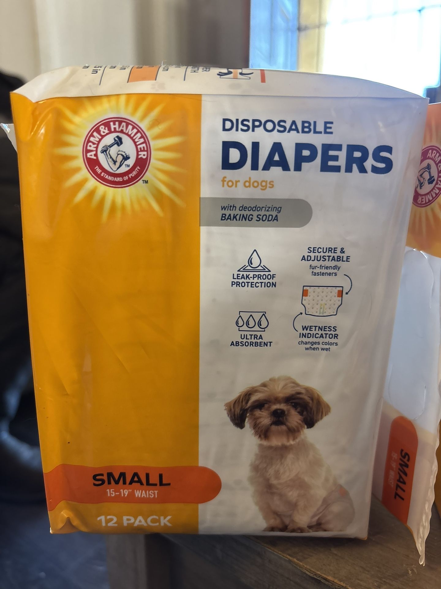 Disposable Doggie Diapers (For A Female Dog), Size SM.