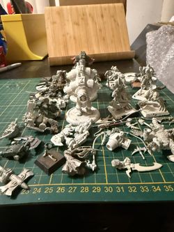 Games Workshop Rare OOP Metal Warhammer Rackham Miniatures incomplete kitbash