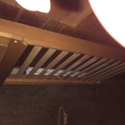 Like New Wooden Baby Bed 
