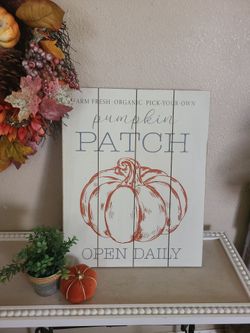 Pumpkin Patch Plaque. No other items are for sale!