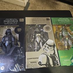 Star Wars Black Series Lot Boba, Vader