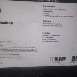 Dell XPS 8960 Desktop Computer (Gaming)