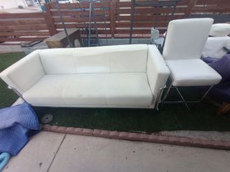 White couch