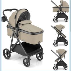 Mompush Bassinet Stroller