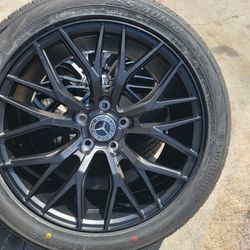 18"new Wheels & New Tires For MERCEDES BENZ C300