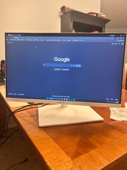 Samsung White Desktop Monitor