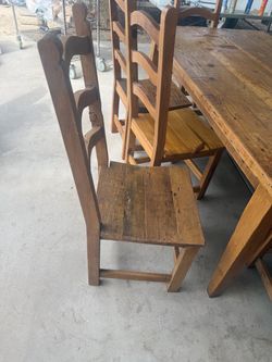 Table and 8 chairs