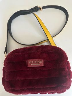 Guess Los Angeles Faux Fur Crossbody Bag